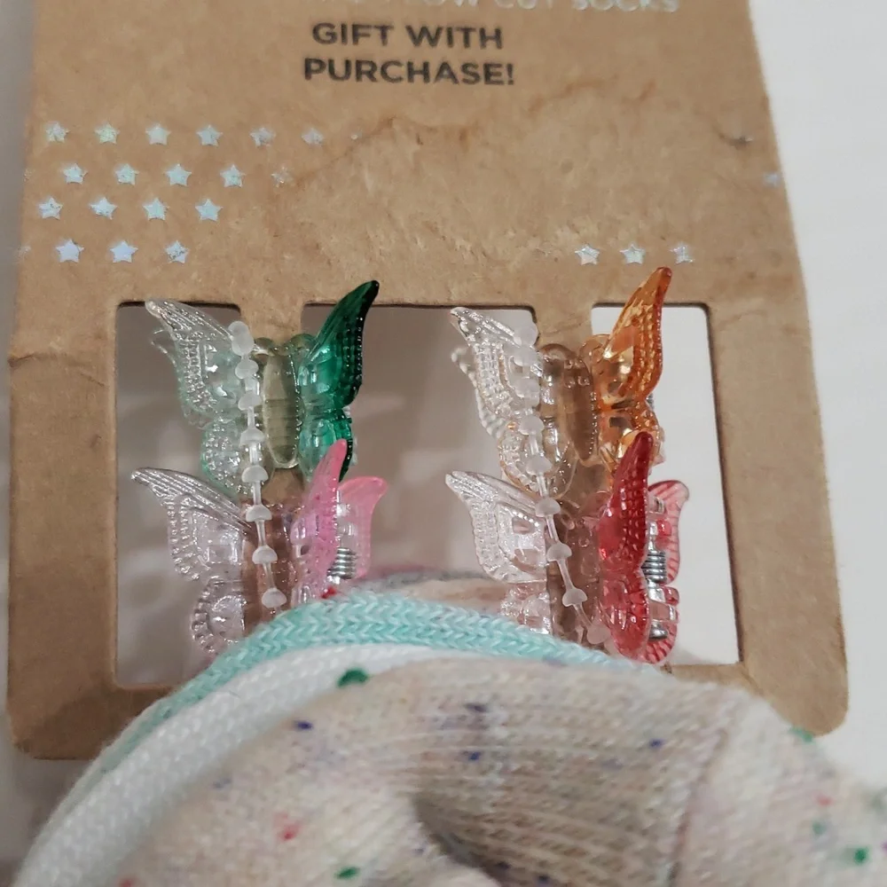 GIRL SQUAD Colorful Low Cut Socks Set of 10 Size 6-8 sock Size 10-4 shoe